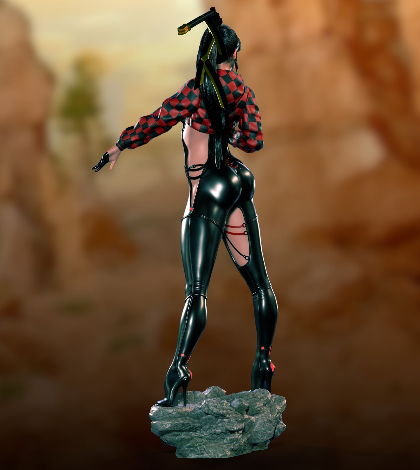 Eve Racer Suit - Unassembled and Unpainted Garage Kit - Model Designed by Abe3d/MATC3D