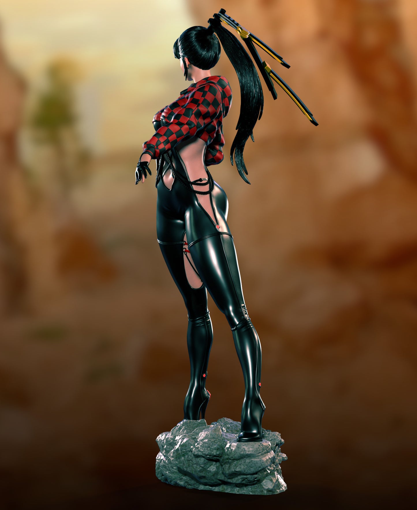 Eve Racer Suit - Unassembled and Unpainted Garage Kit - Model Designed by Abe3d/MATC3D