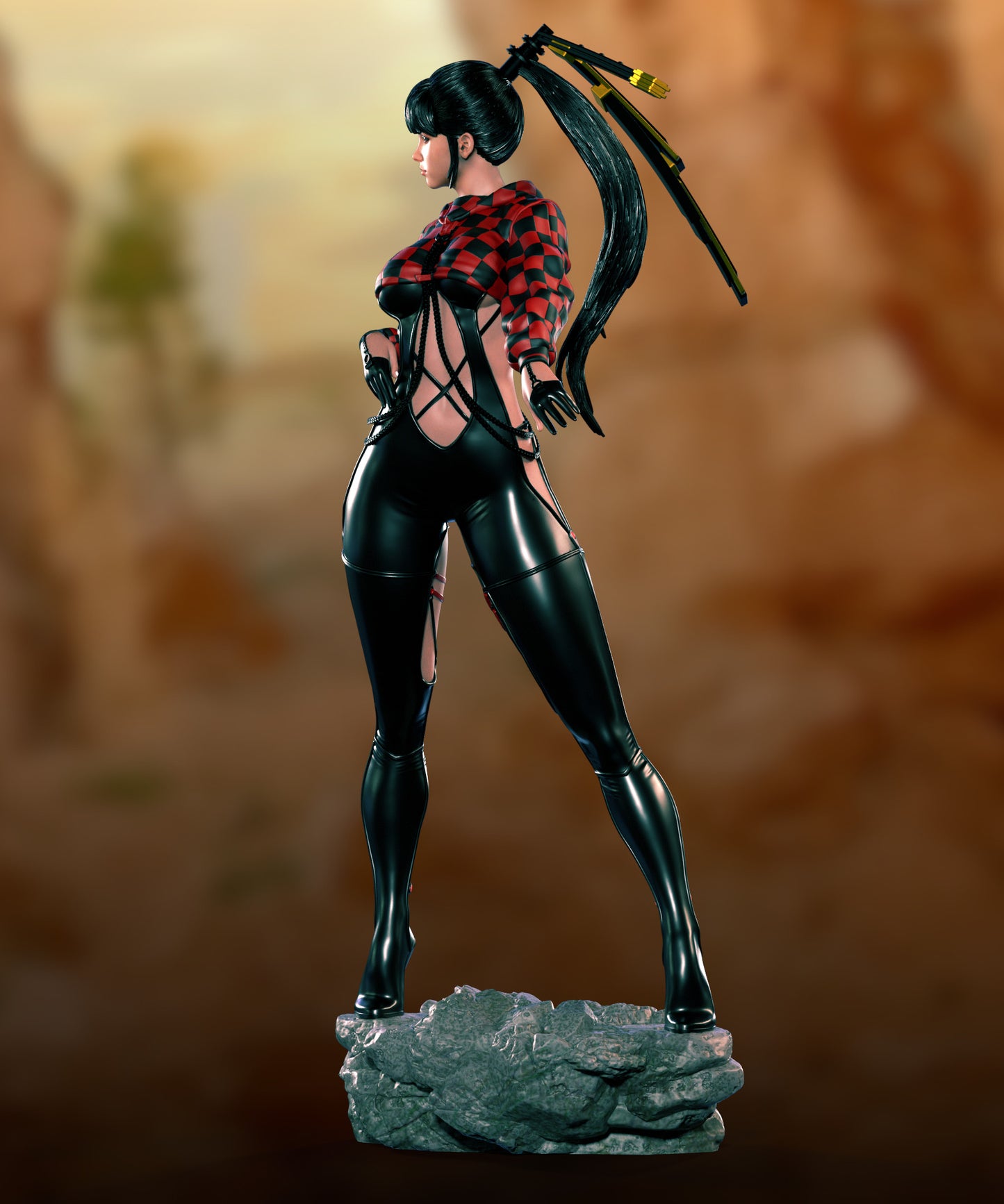 Eve Racer Suit - Unassembled and Unpainted Garage Kit - Model Designed by Abe3d/MATC3D