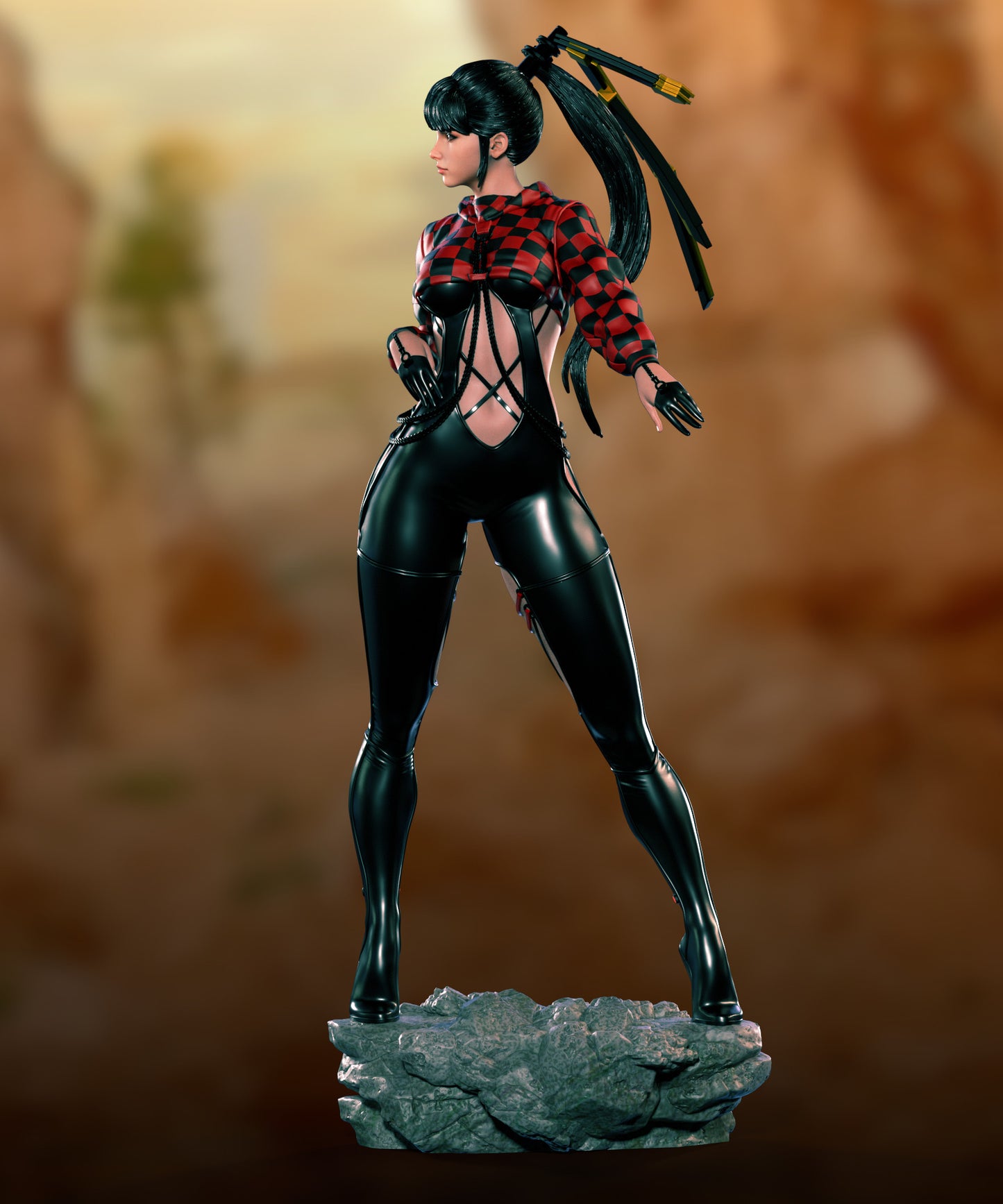 Eve Racer Suit - Unassembled and Unpainted Garage Kit - Model Designed by Abe3d/MATC3D