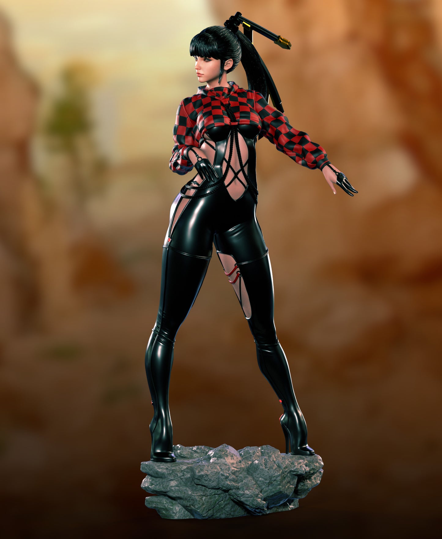 Eve Racer Suit - Unassembled and Unpainted Garage Kit - Model Designed by Abe3d/MATC3D