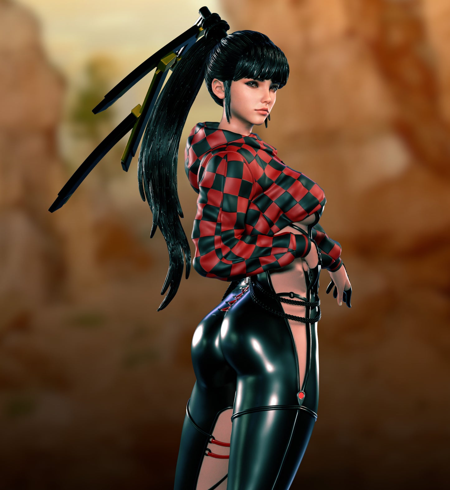 Eve Racer Suit - Unassembled and Unpainted Garage Kit - Model Designed by Abe3d/MATC3D