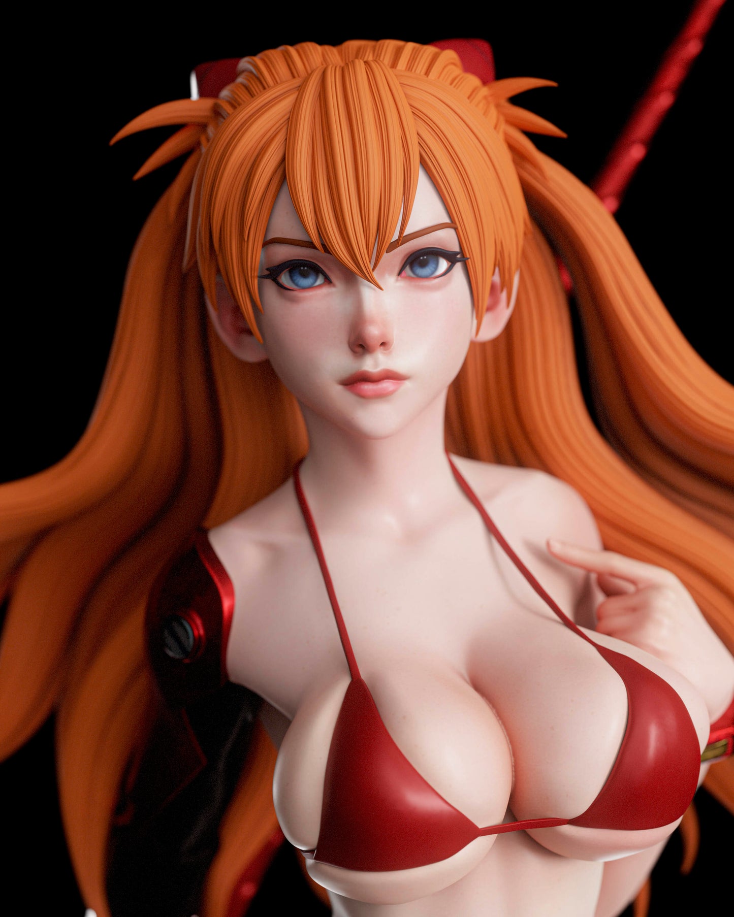 Asuka - Unassembled and Unpainted Garage Kit - Model Designed by Abe3D/Dangelo
