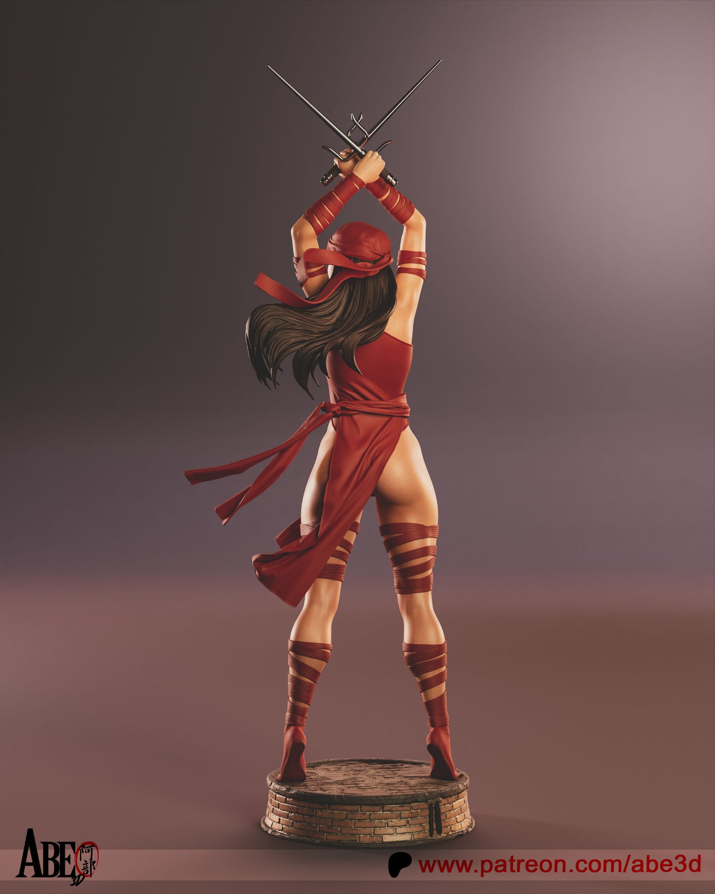 Elektra - Unassembled and Unpainted Garage Kit - Model Designed by Abe3d