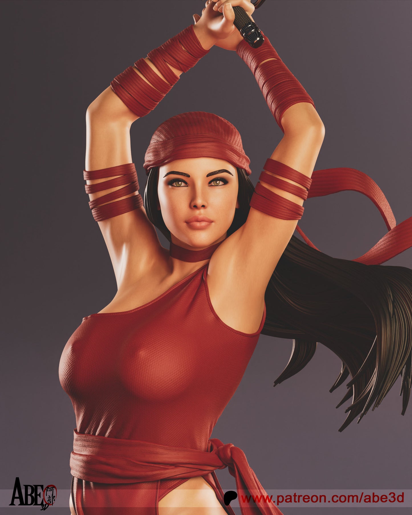 Elektra - Unassembled and Unpainted Garage Kit - Model Designed by Abe3d