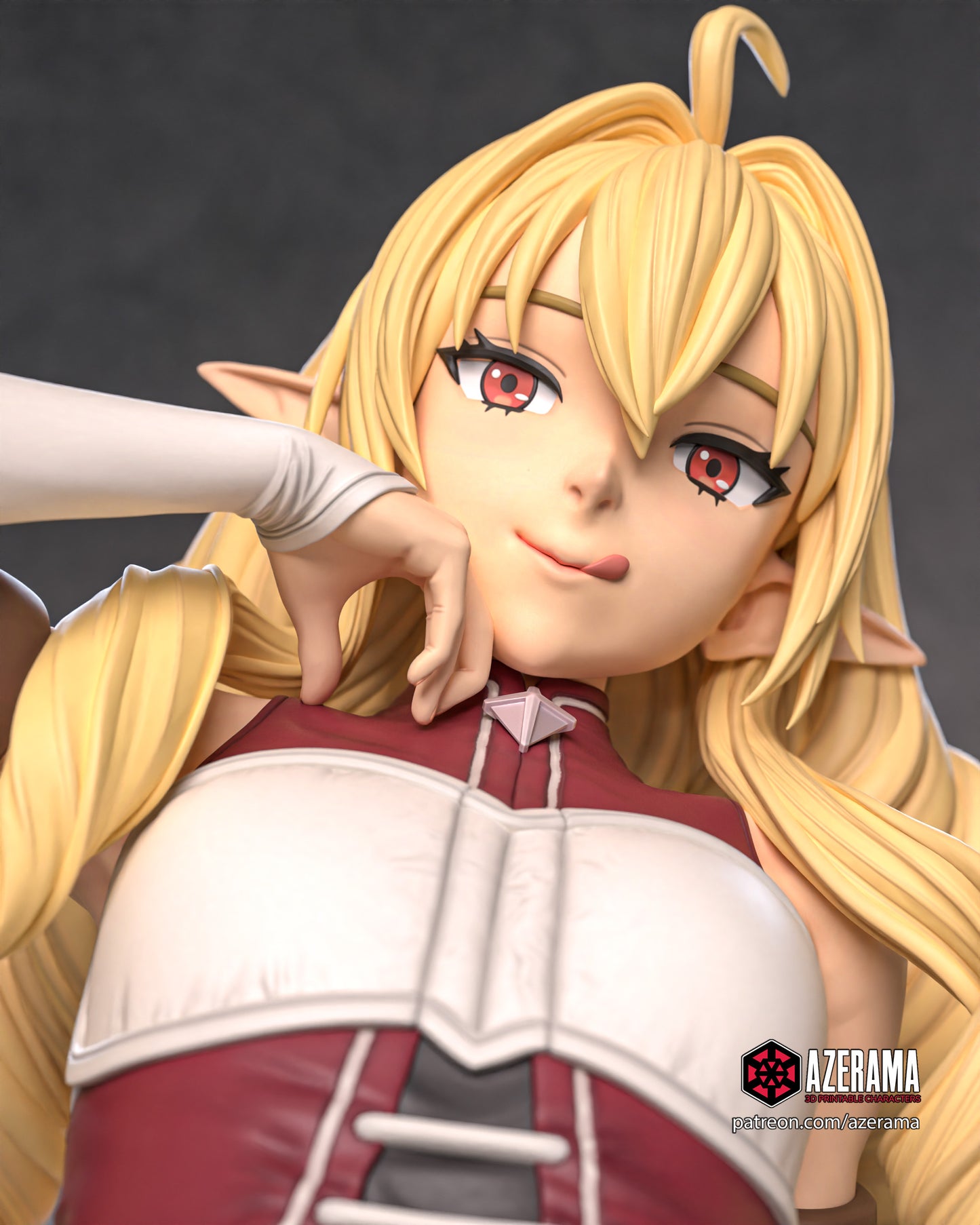 Elinalise - Unassembled and Unpainted Garage Kit - Model Designed by Azerama