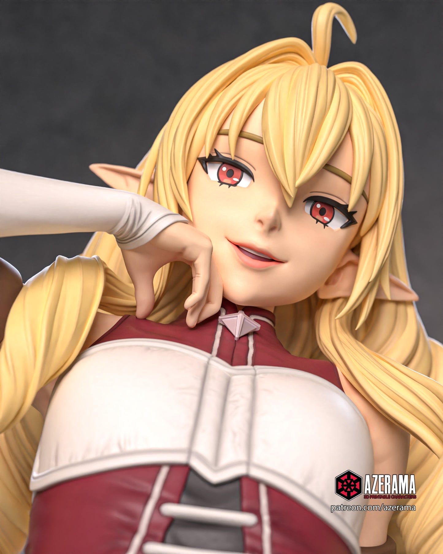 Elinalise - Unassembled and Unpainted Garage Kit - Model Designed by Azerama