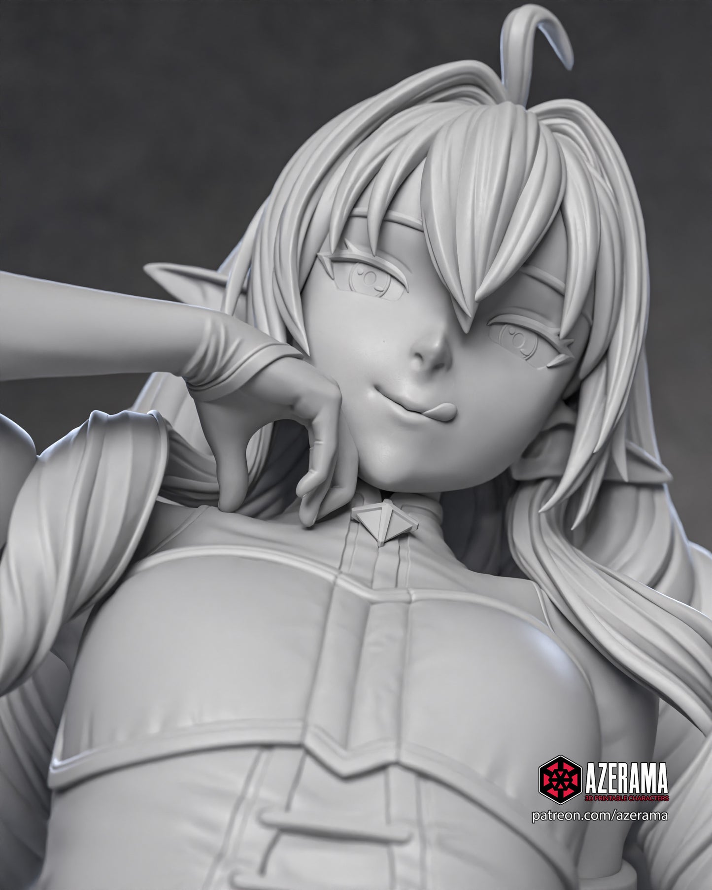 Elinalise - Unassembled and Unpainted Garage Kit - Model Designed by Azerama