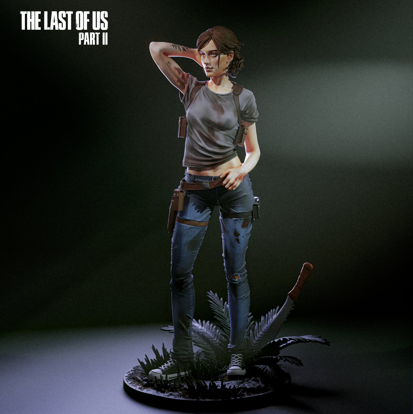 Ellie - Unassembled and Unpainted Garage Kit - Model Designed by Abe3D/Sakosigue
