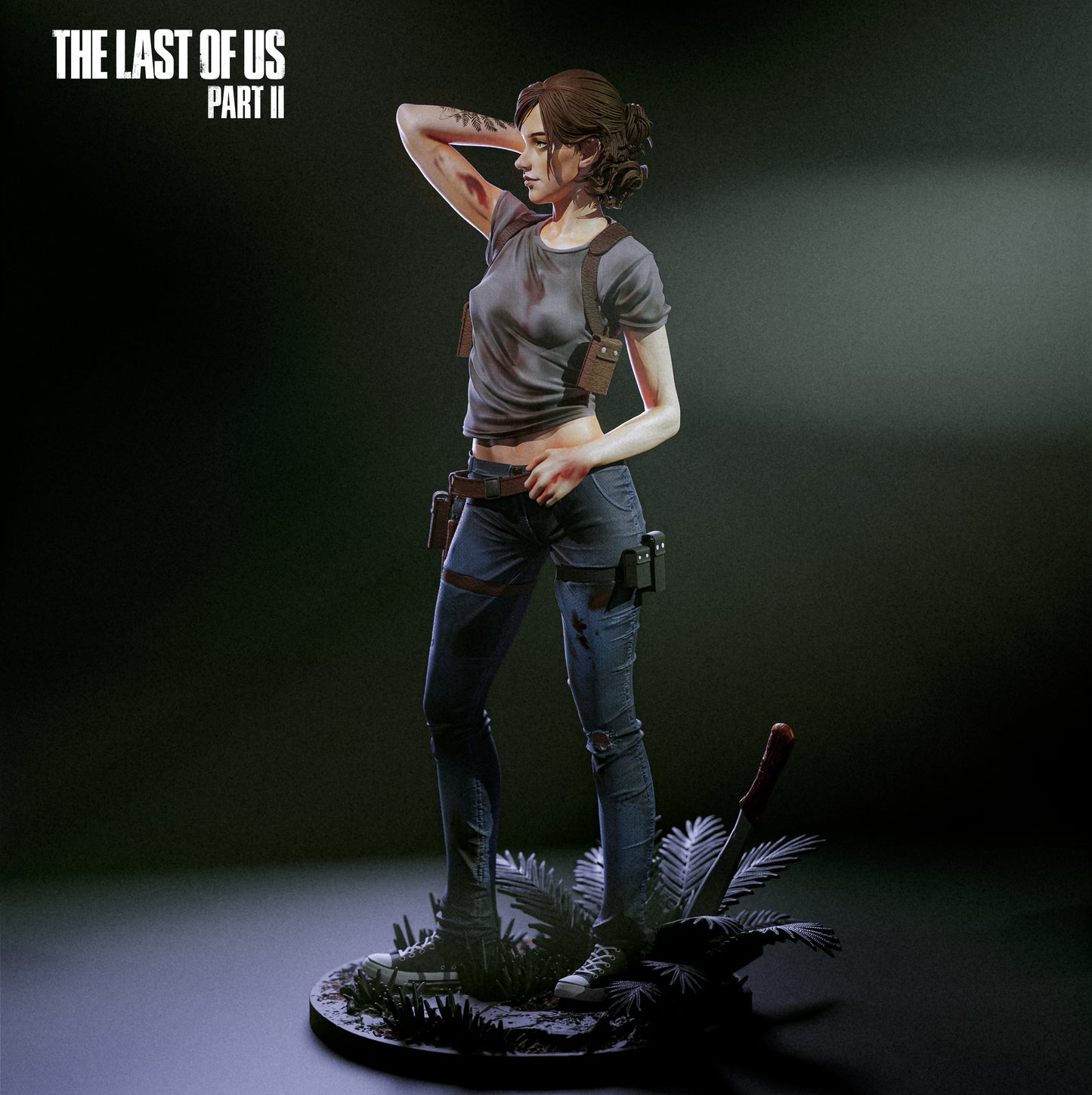 Ellie - Unassembled and Unpainted Garage Kit - Model Designed by Abe3D/Sakosigue