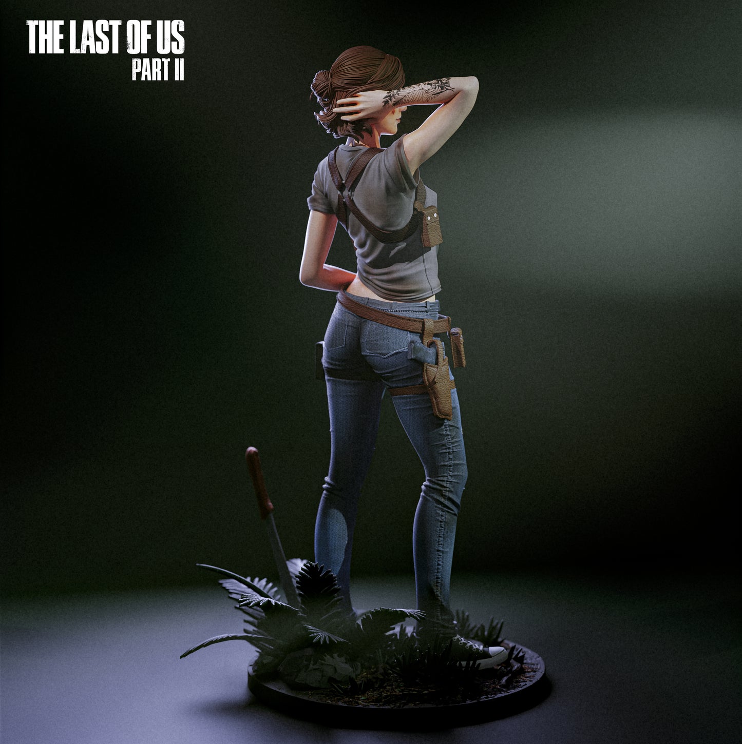 Ellie - Unassembled and Unpainted Garage Kit - Model Designed by Abe3D/Sakosigue
