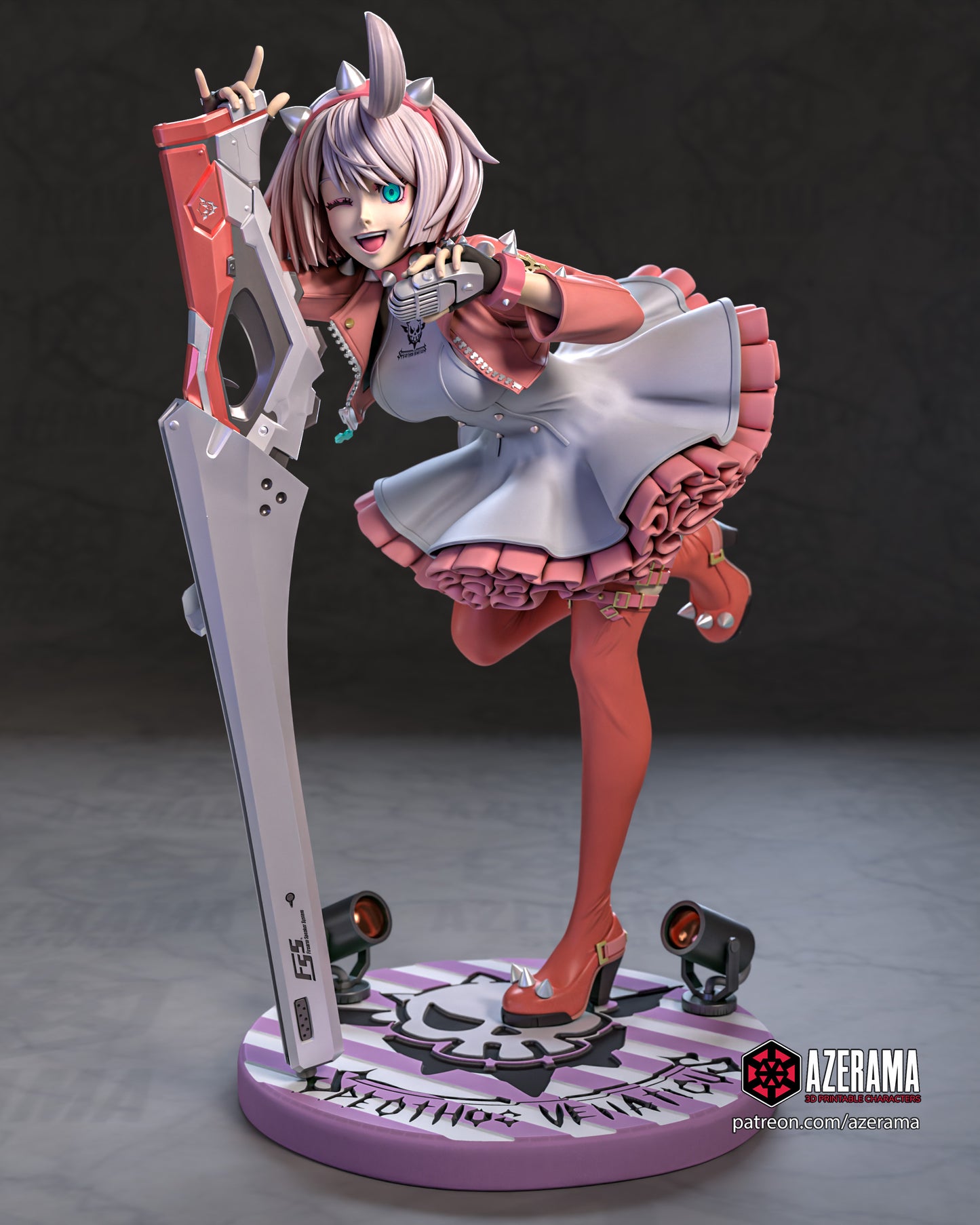 Elphet - Unassembled and Unpainted Garage Kit - Model Designed by Azerama