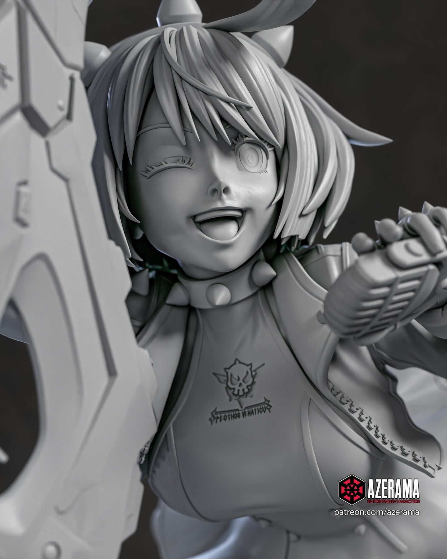 Elphet - Unassembled and Unpainted Garage Kit - Model Designed by Azerama