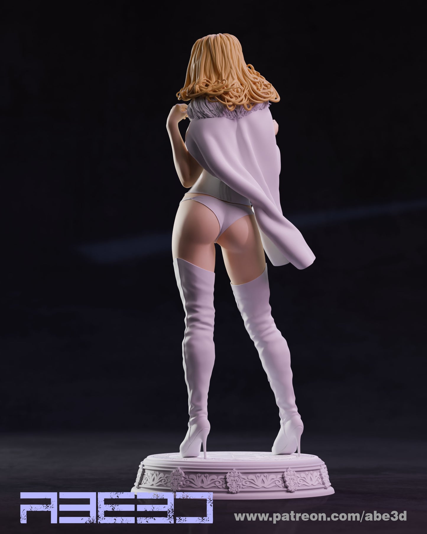 Emma - Unassembled and Unpainted Garage Kit - Model Designed by Abe3d (VARIANT PARTS INCLUDED)