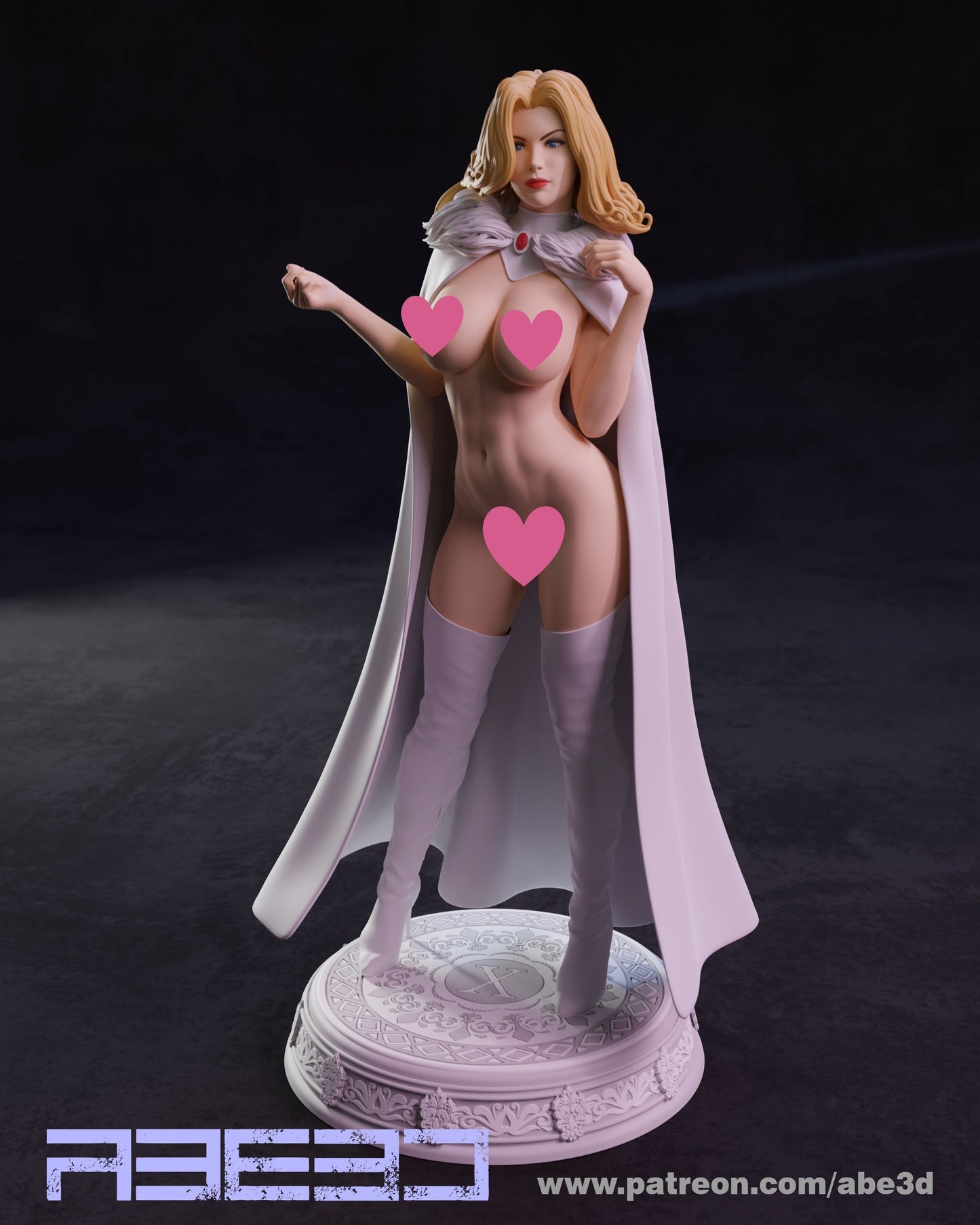 Emma NSFW (VARIANT PARTS INCLUDED) - Unassembled and Unpainted Garage Kit - Model Designed by Abe3d