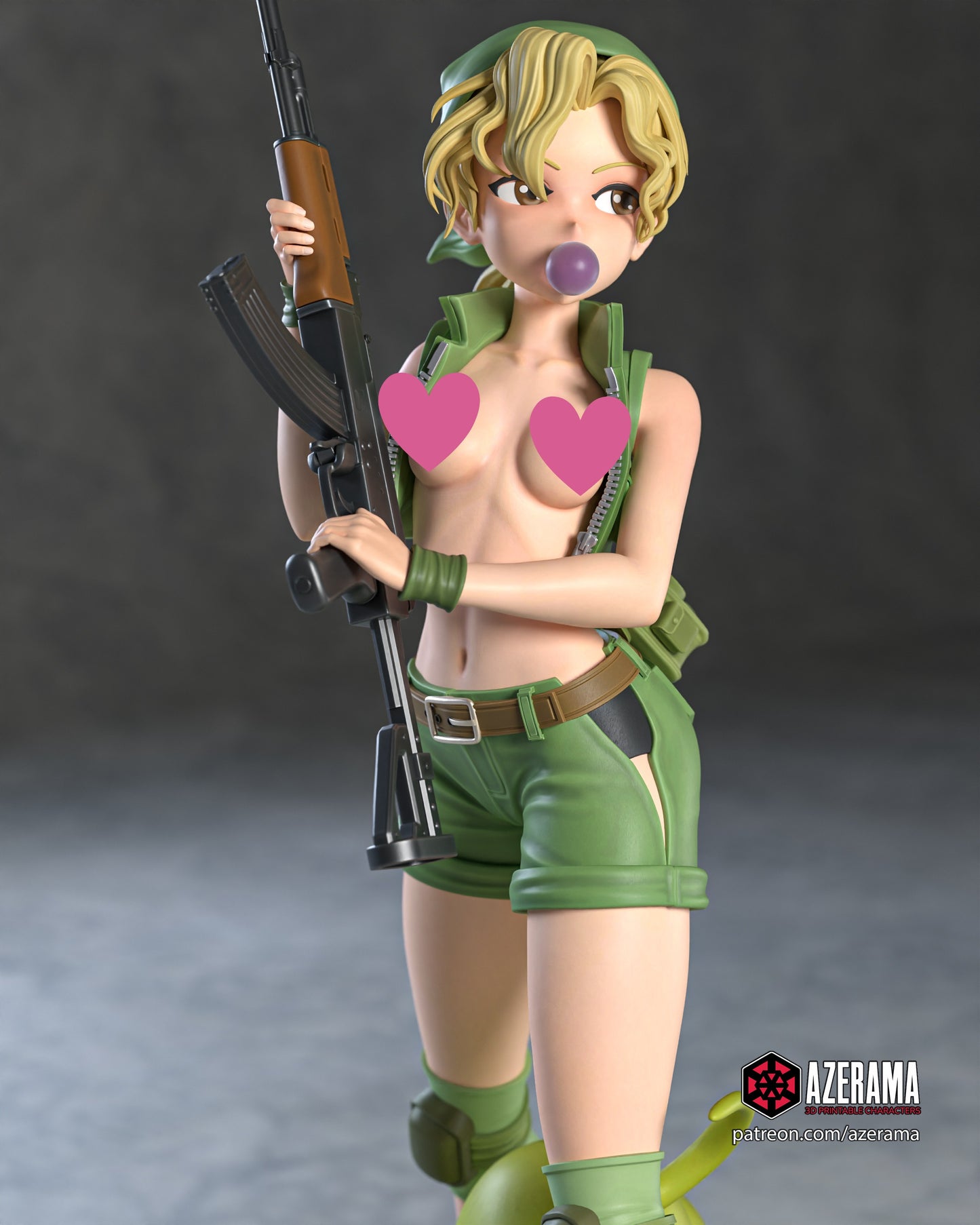 Eri NSFW - Unassembled and Unpainted Garage Kit - Model Designed by Azerama