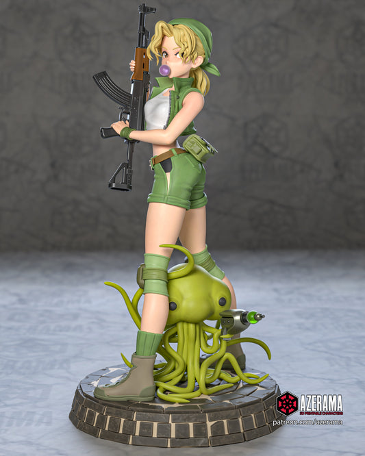 Eri - Unassembled and Unpainted Garage Kit - Model Designed by Azerama
