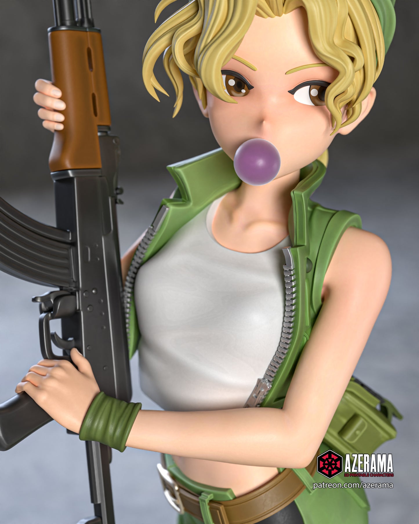 Eri - Unassembled and Unpainted Garage Kit - Model Designed by Azerama