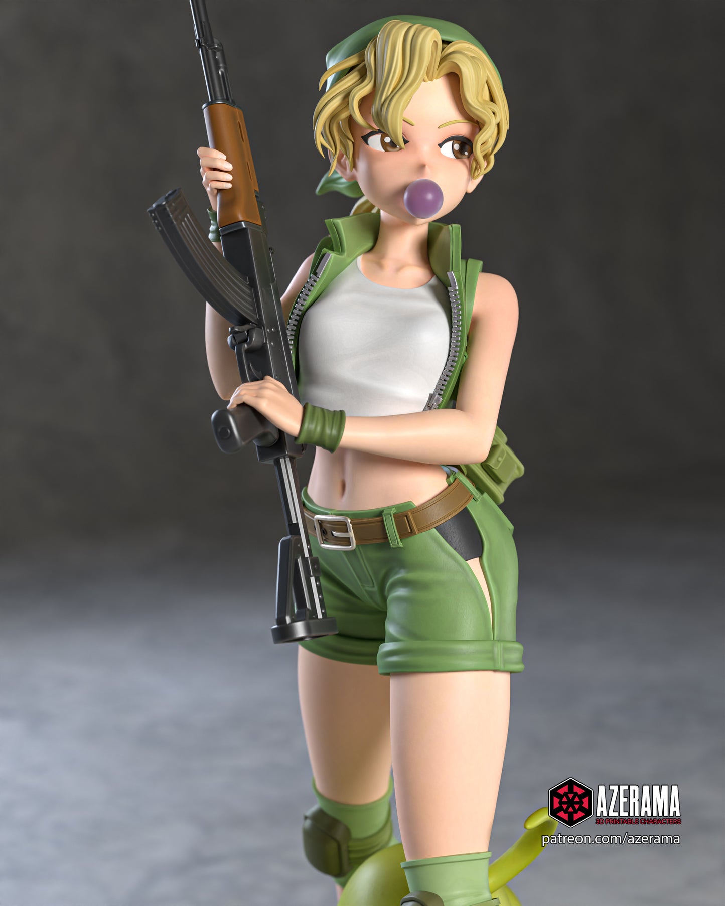 Eri - Unassembled and Unpainted Garage Kit - Model Designed by Azerama