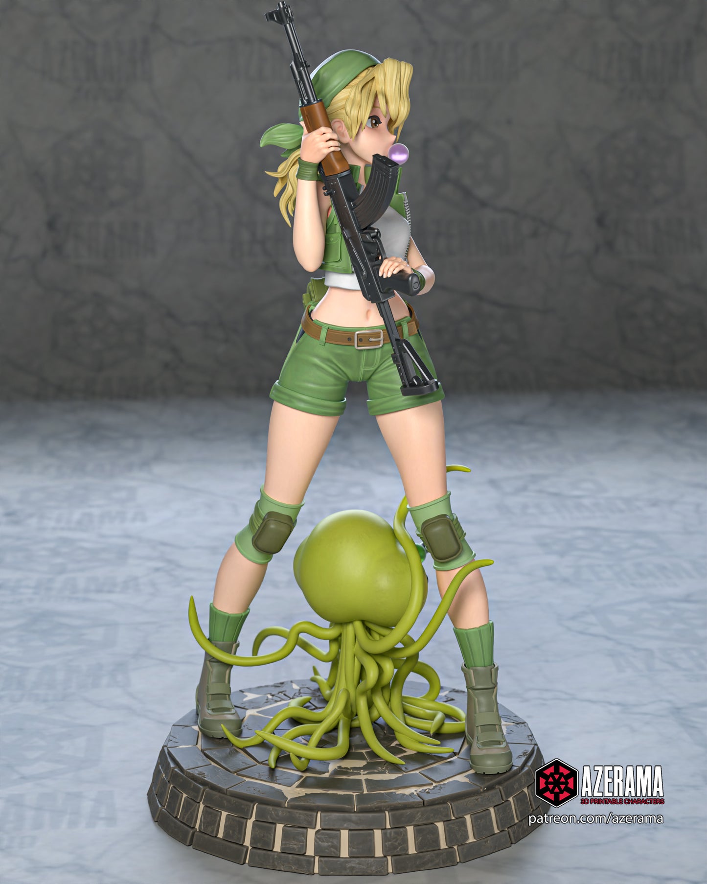 Eri - Unassembled and Unpainted Garage Kit - Model Designed by Azerama
