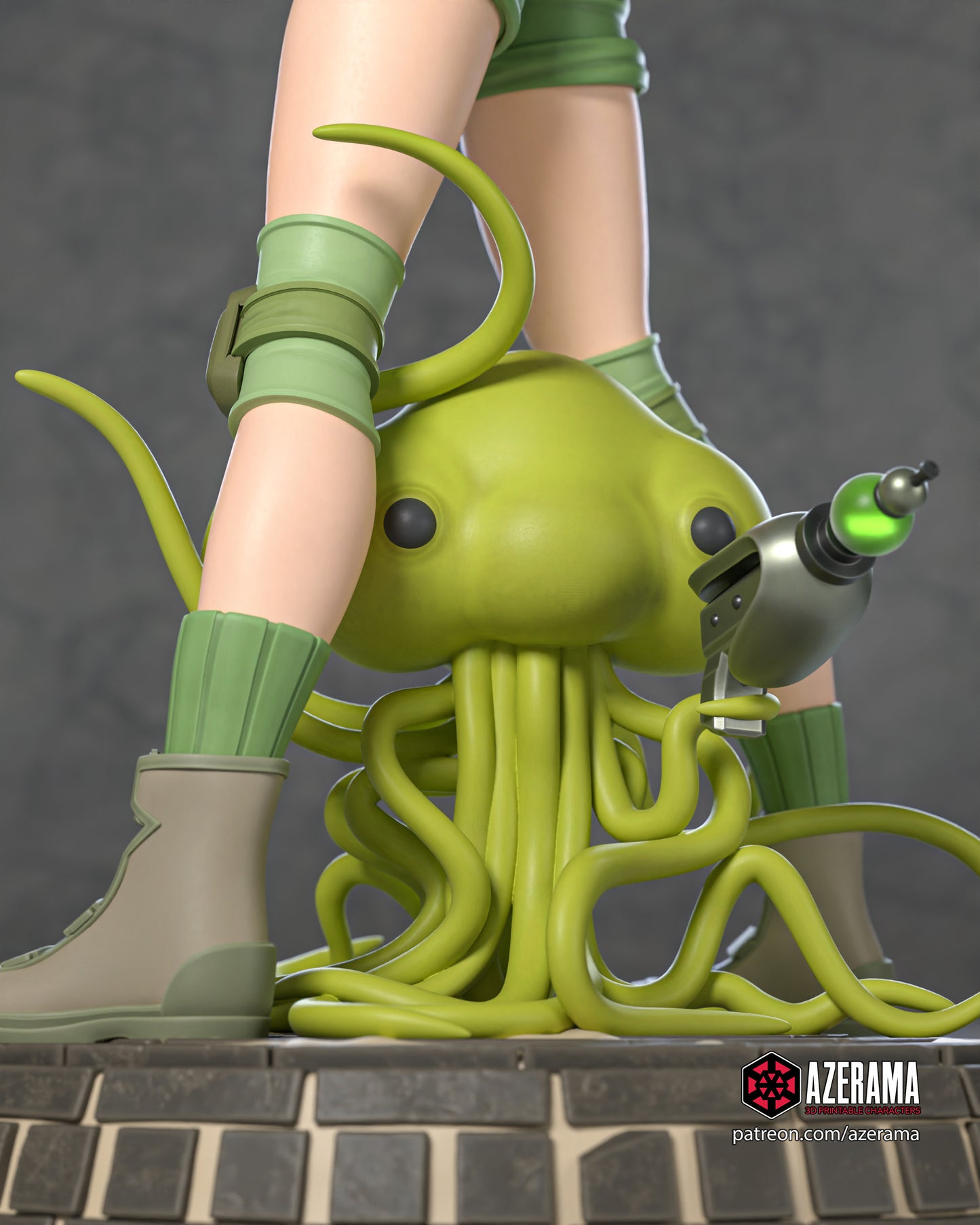 Eri - Unassembled and Unpainted Garage Kit - Model Designed by Azerama
