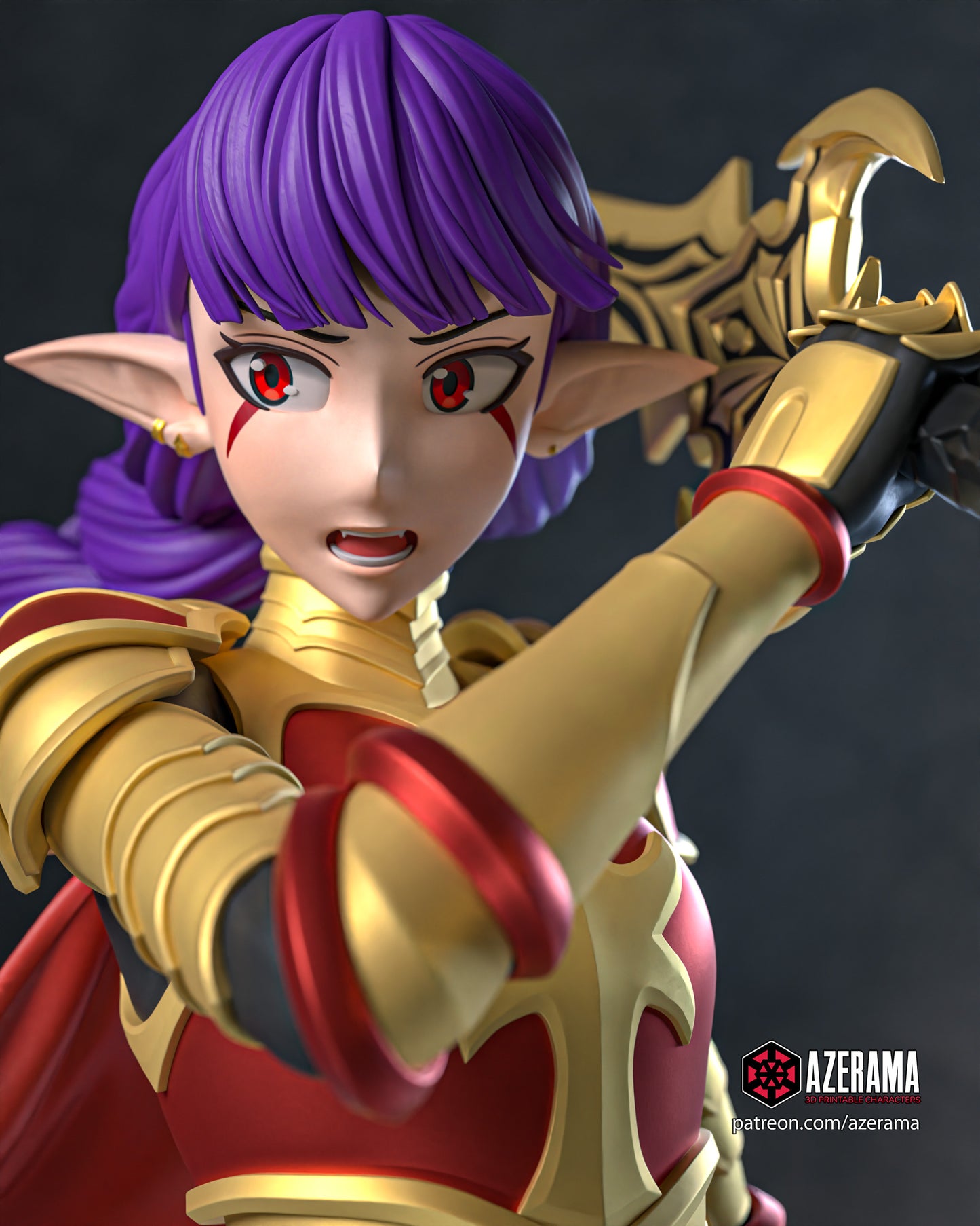 Esil - Unassembled and Unpainted Garage Kit - Model Designed by Azerama