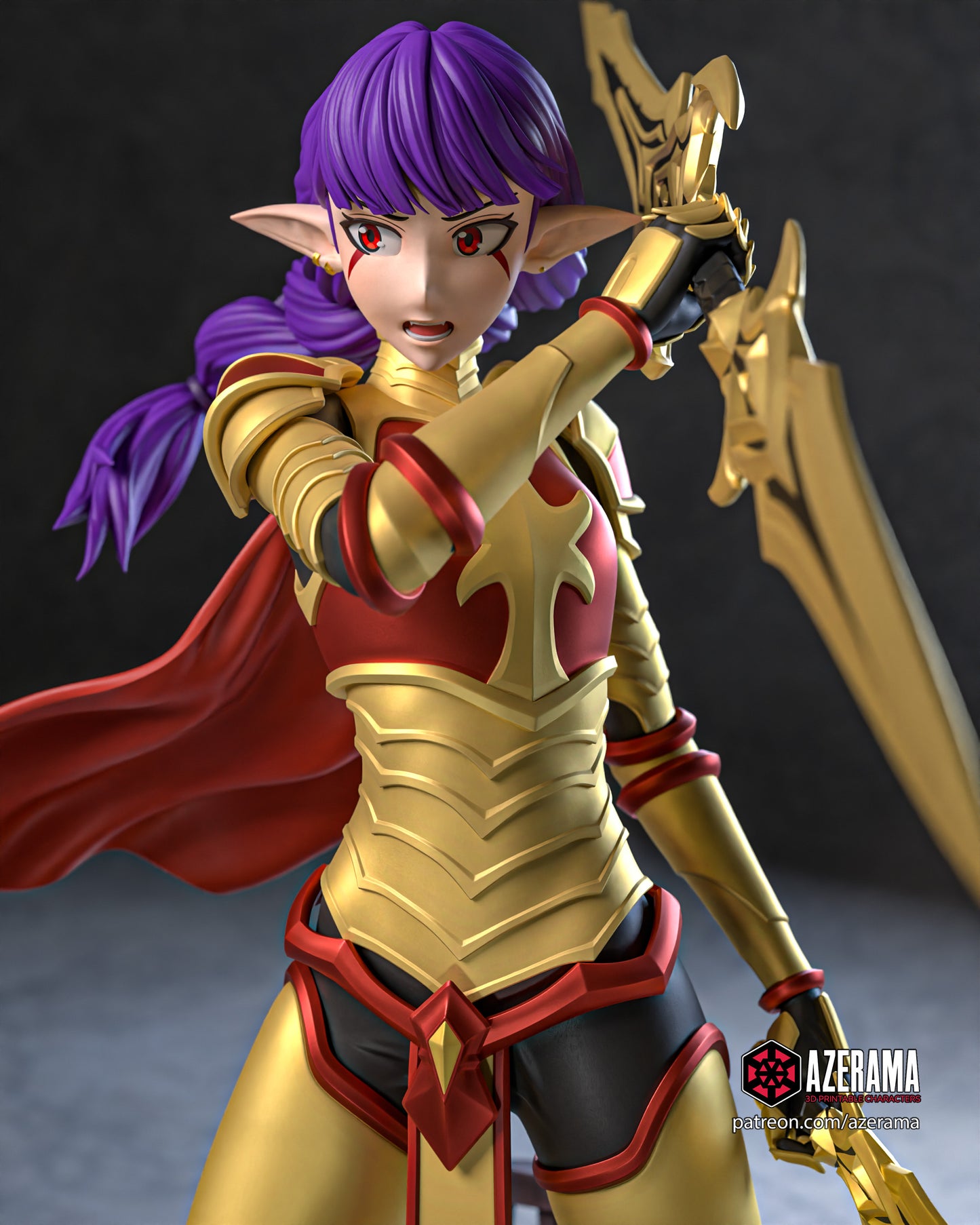Esil - Unassembled and Unpainted Garage Kit - Model Designed by Azerama