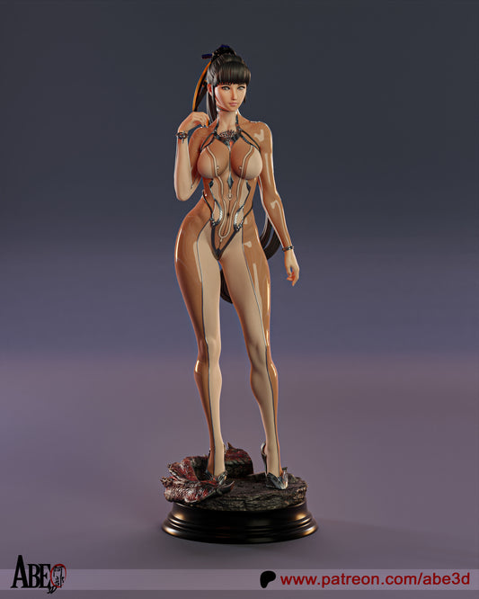 Eve Skin Suit (SWORD INCLUDED) - Unassembled and Unpainted Garage Kit - Model Designed by Abe3d