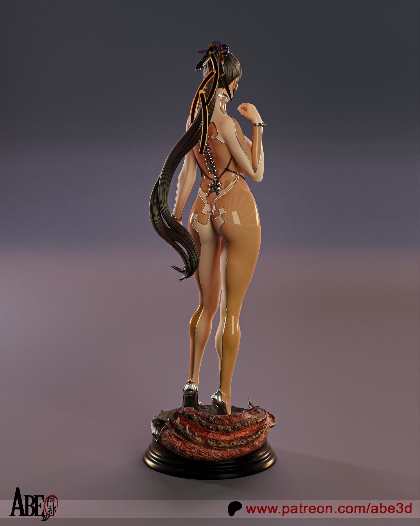 Eve Skin Suit (SWORD INCLUDED) - Unassembled and Unpainted Garage Kit - Model Designed by Abe3d