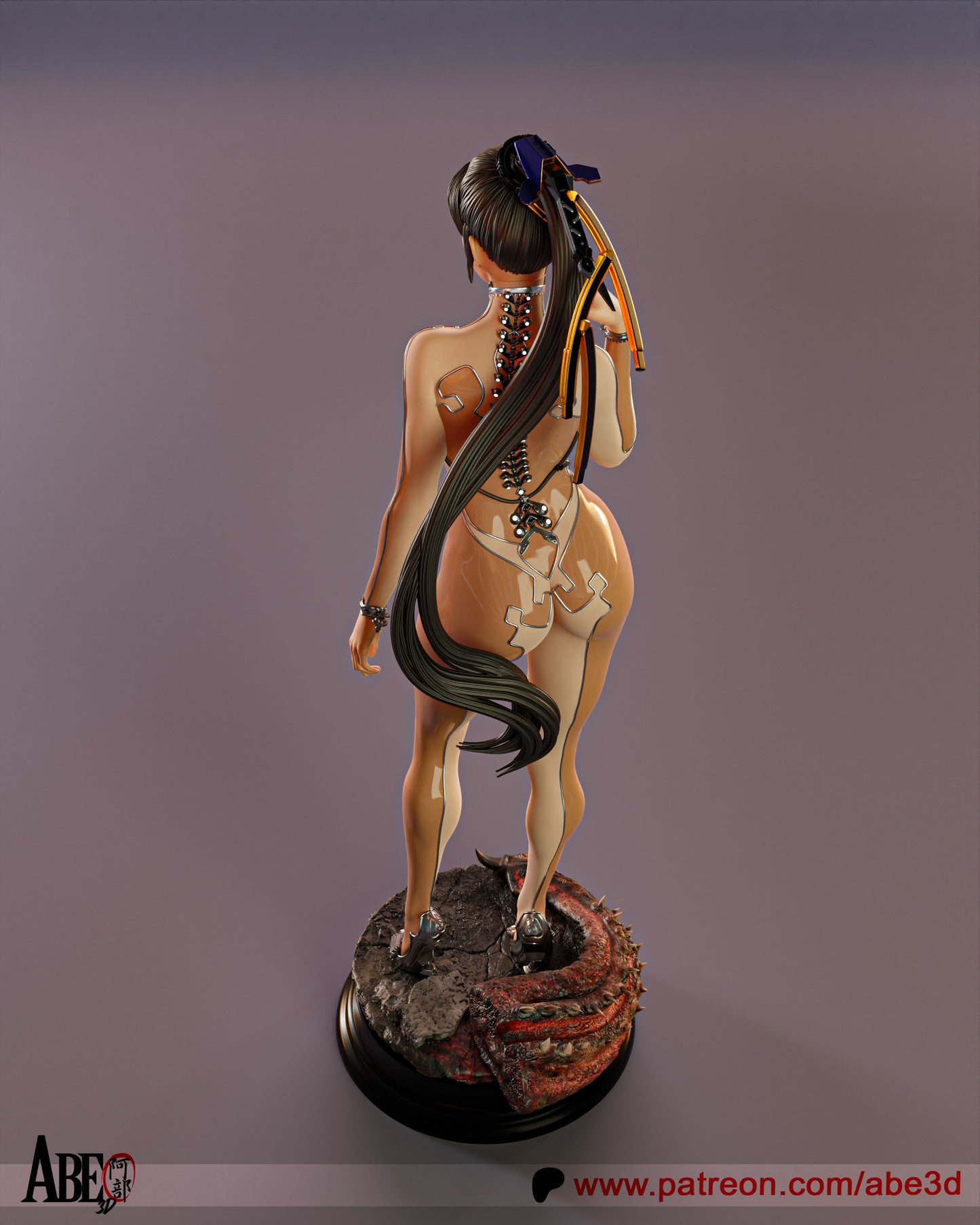 Eve Skin Suit (SWORD INCLUDED) - Unassembled and Unpainted Garage Kit - Model Designed by Abe3d