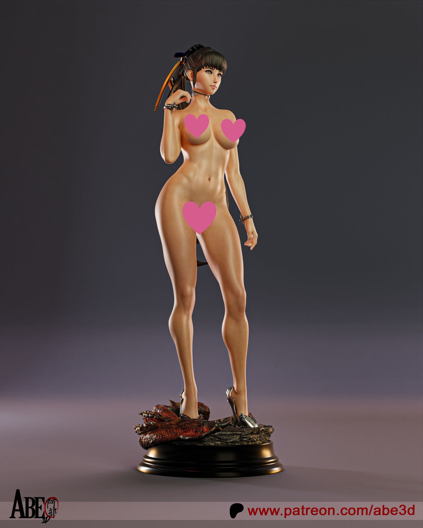 Eve NSFW - Unassembled and Unpainted Garage Kit - Model Designed by Abe3d