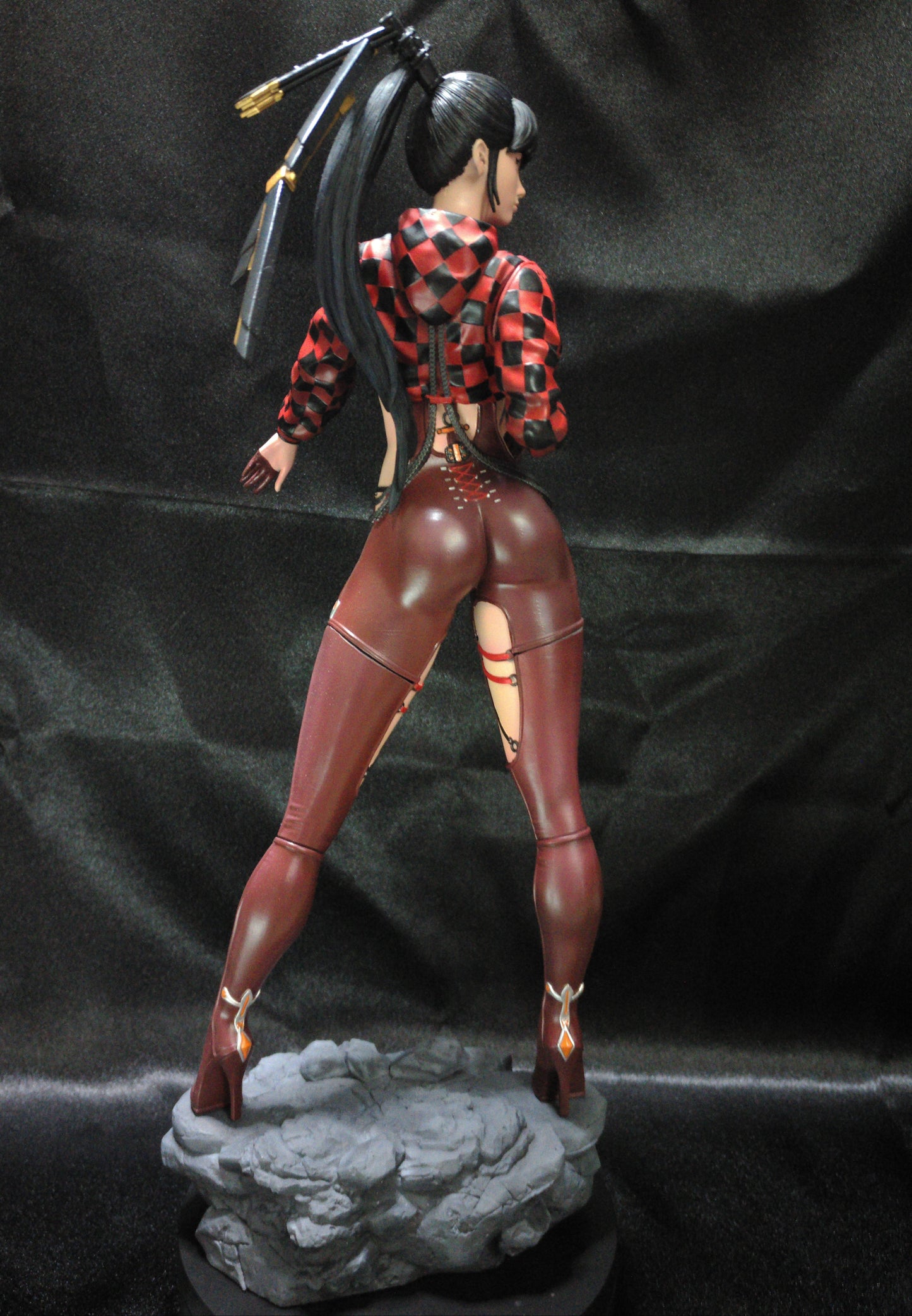 Eve (Racer's High Outfit) - 1:6 Scale - 3D Printed, PAINTED, and unassembled figurine - Model Desgiend by MATC3D/ABE3D