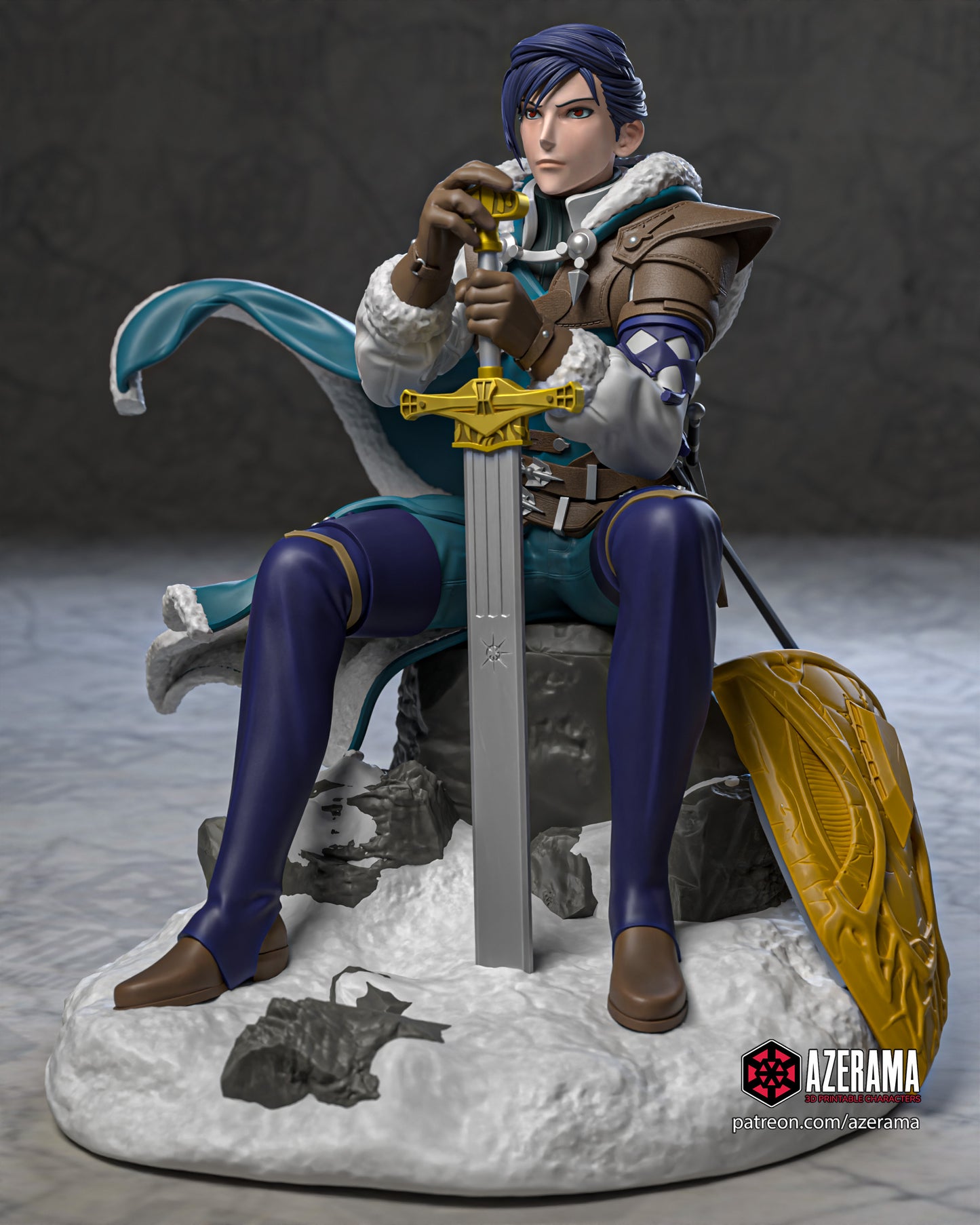 Felix - Unassembled and Unpainted Garage Kit - Model Designed by Azerama