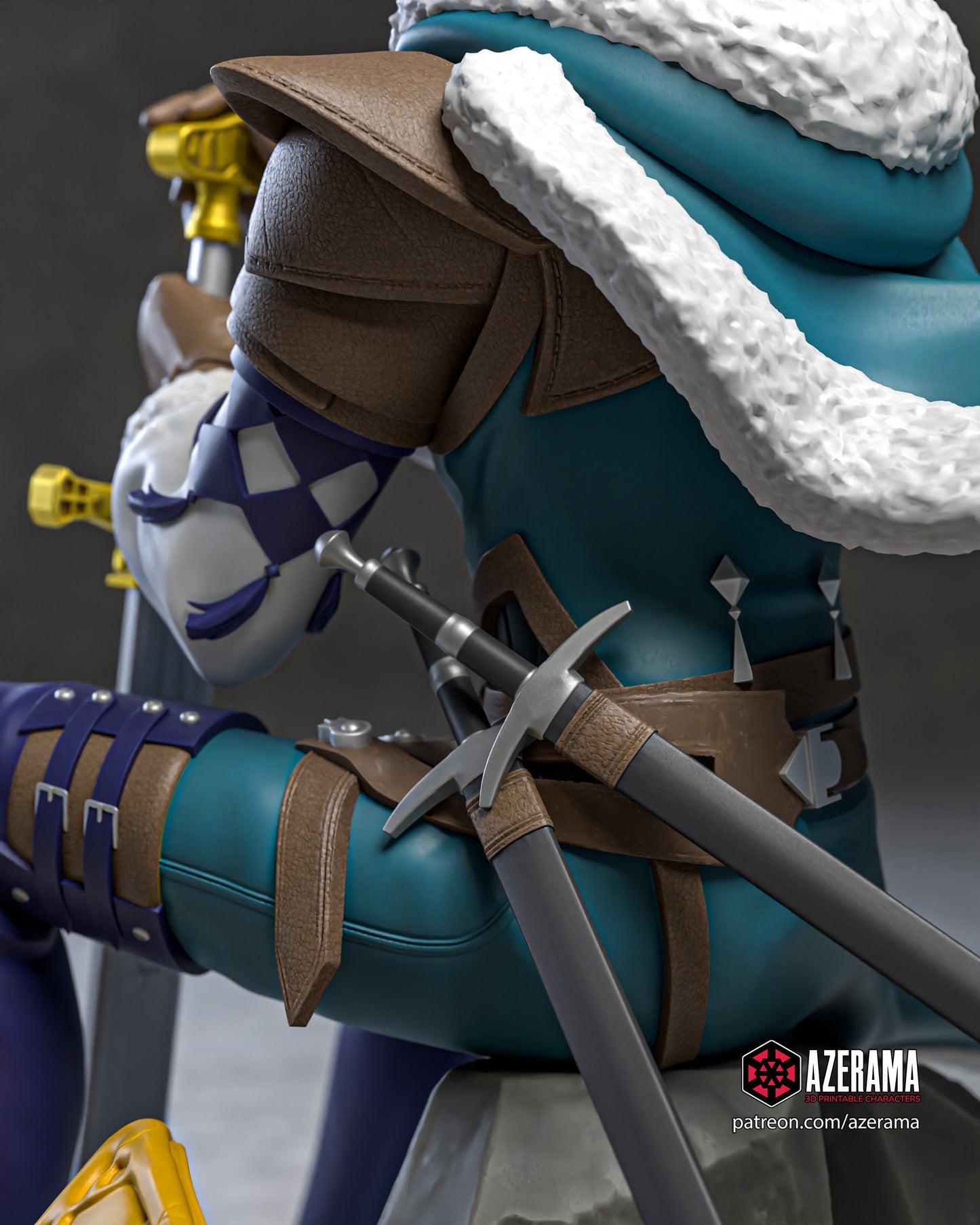 Felix - Unassembled and Unpainted Garage Kit - Model Designed by Azerama