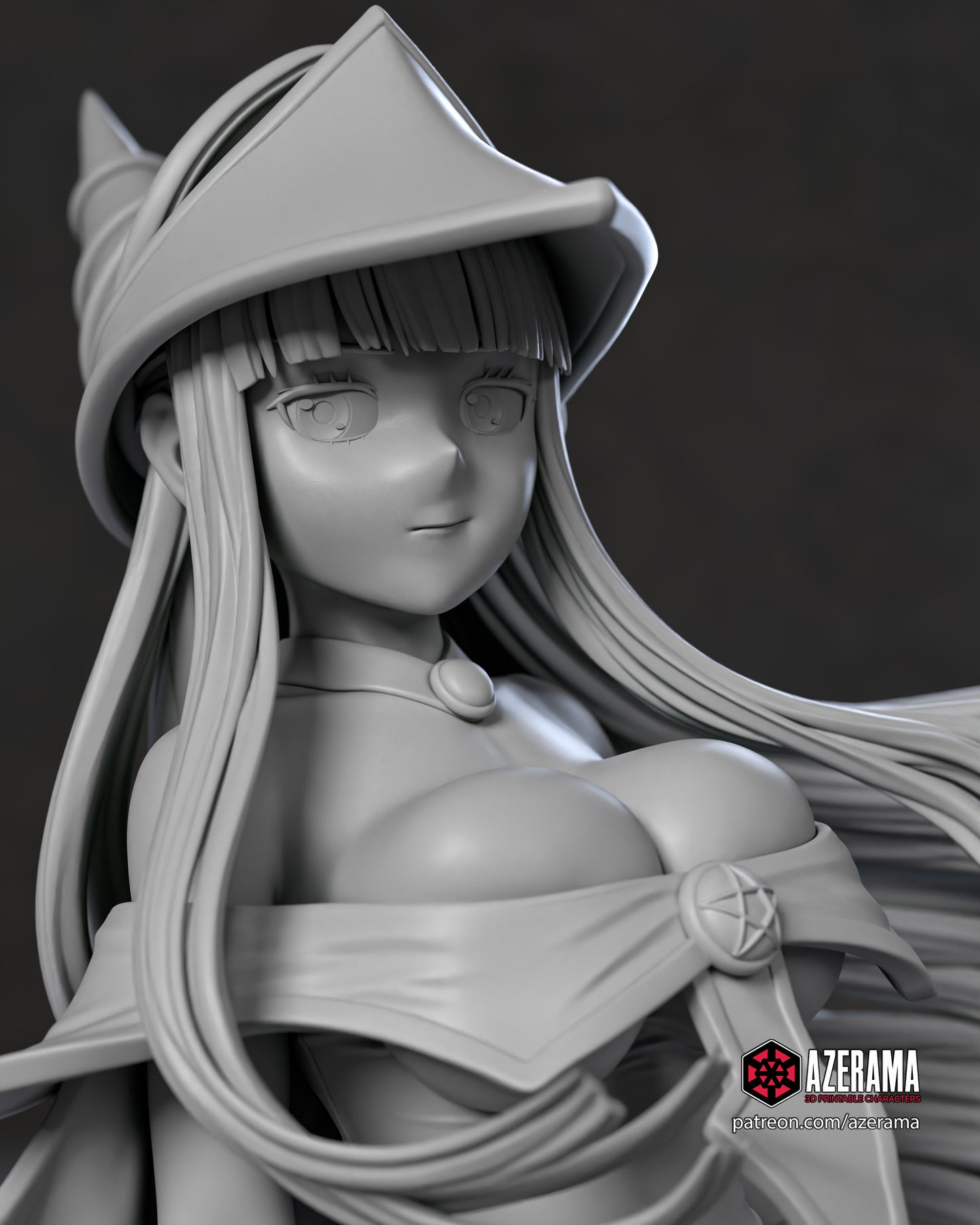 Dark Magician Fern - Unassembled and Unpainted Garage Kit - Model Designed by Azerama