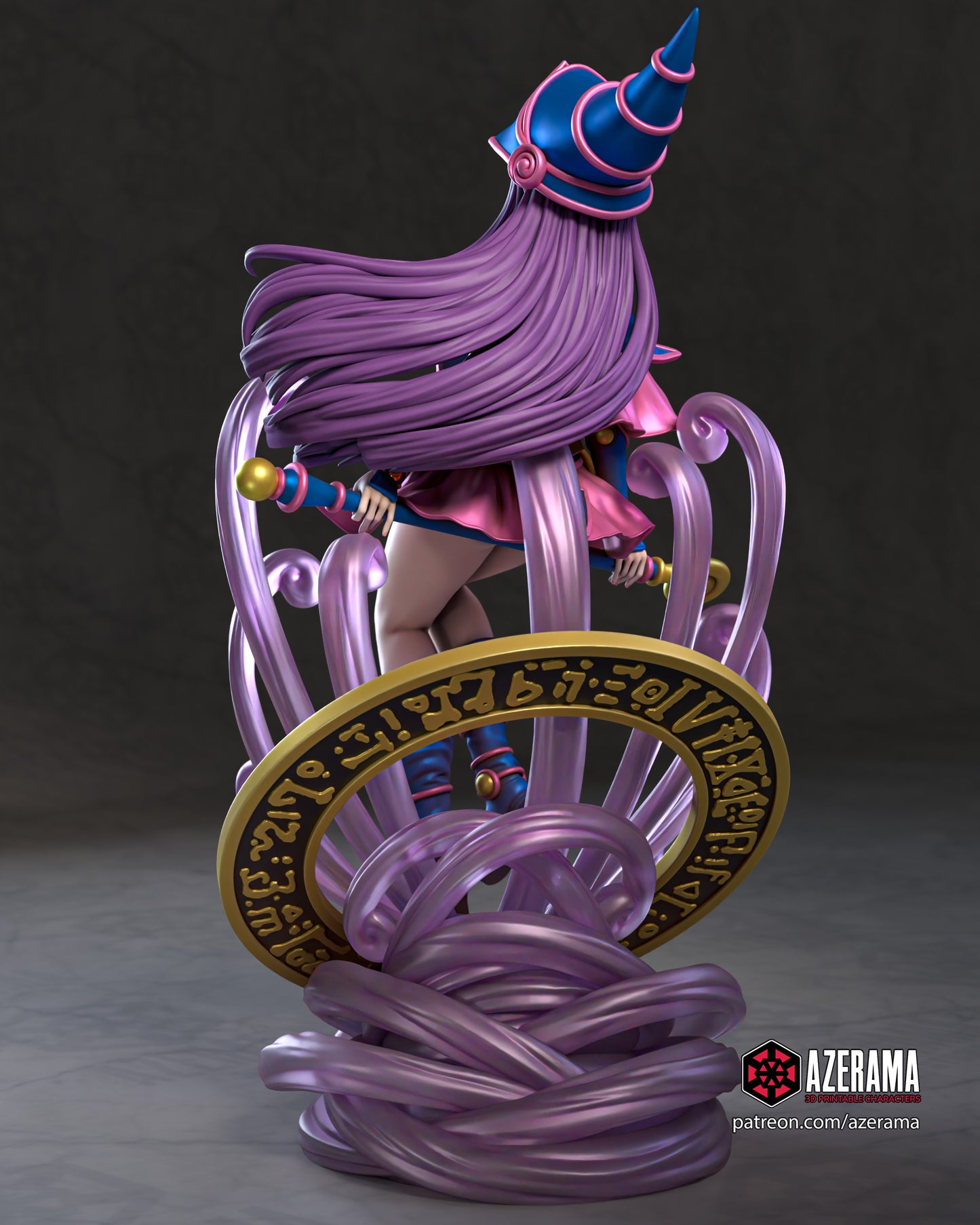 Dark Magician Fern - Unassembled and Unpainted Garage Kit - Model Designed by Azerama