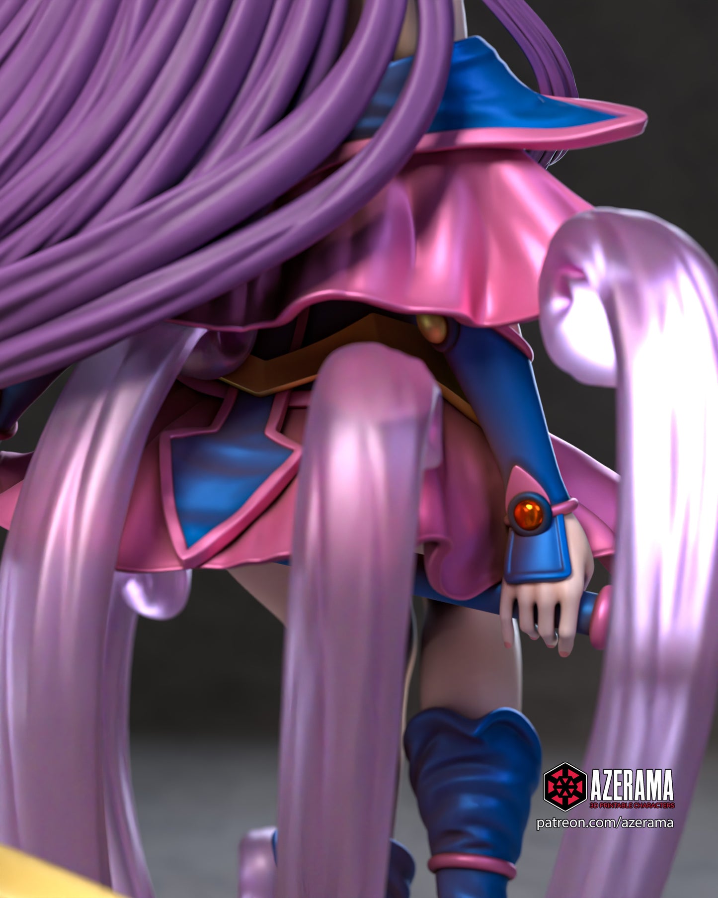 Dark Magician Fern - Unassembled and Unpainted Garage Kit - Model Designed by Azerama