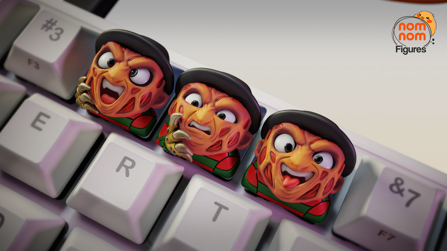 Freddie KeyCaps - UNPAINTED - Model Designed by NomNom Figures
