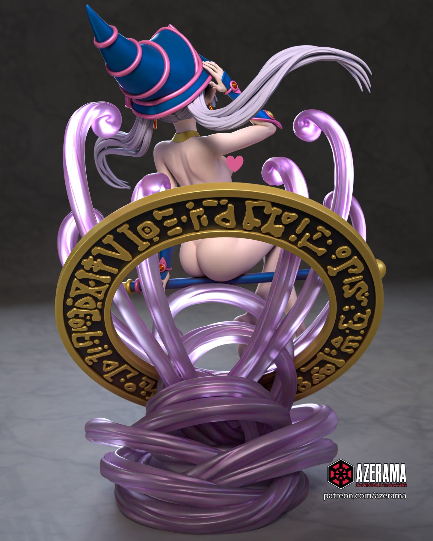 Dark Magician Frerein NSFW - Unassembled and Unpainted Garage Kit - Model Designed by Azerama