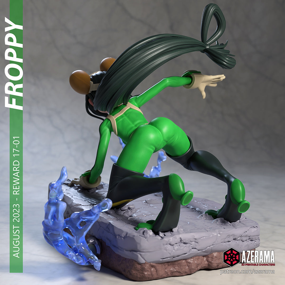 Tsuyu - Unassembled and Unpainted Garage Kit - Model Designed by Azerama
