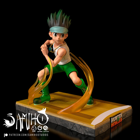 Gon - Unassembled and Unpainted Garage Kit - Model Designed by Samiho Studios