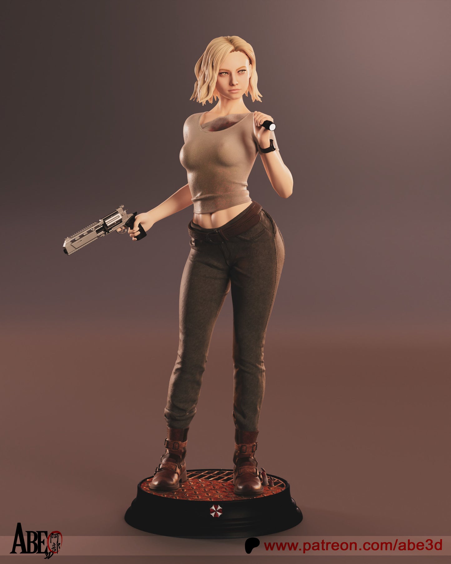 Grace (ARM AND TORSO VARIANTS INCLUDED) - Unassembled and Unpainted Garage Kit - Model Designed by Abe3D