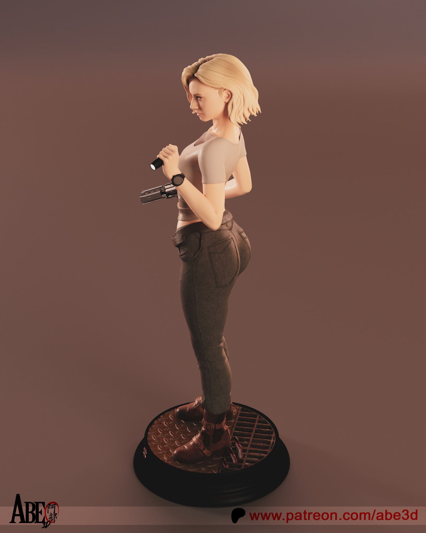 Grace (ARM AND TORSO VARIANTS INCLUDED) - Unassembled and Unpainted Garage Kit - Model Designed by Abe3D