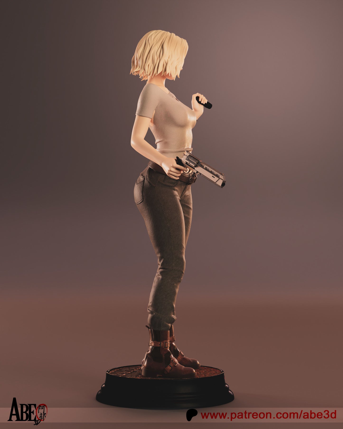 Grace (ARM AND TORSO VARIANTS INCLUDED) - Unassembled and Unpainted Garage Kit - Model Designed by Abe3D