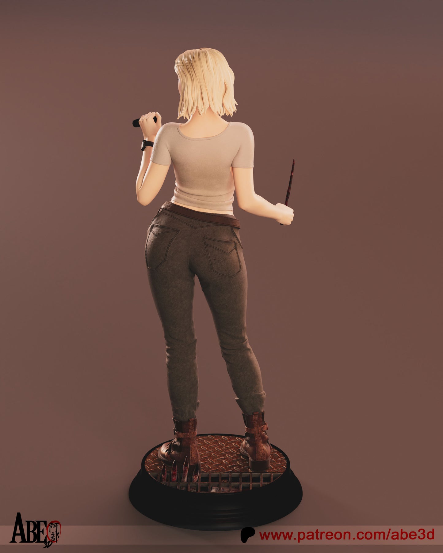 Grace (ARM AND TORSO VARIANTS INCLUDED) - Unassembled and Unpainted Garage Kit - Model Designed by Abe3D
