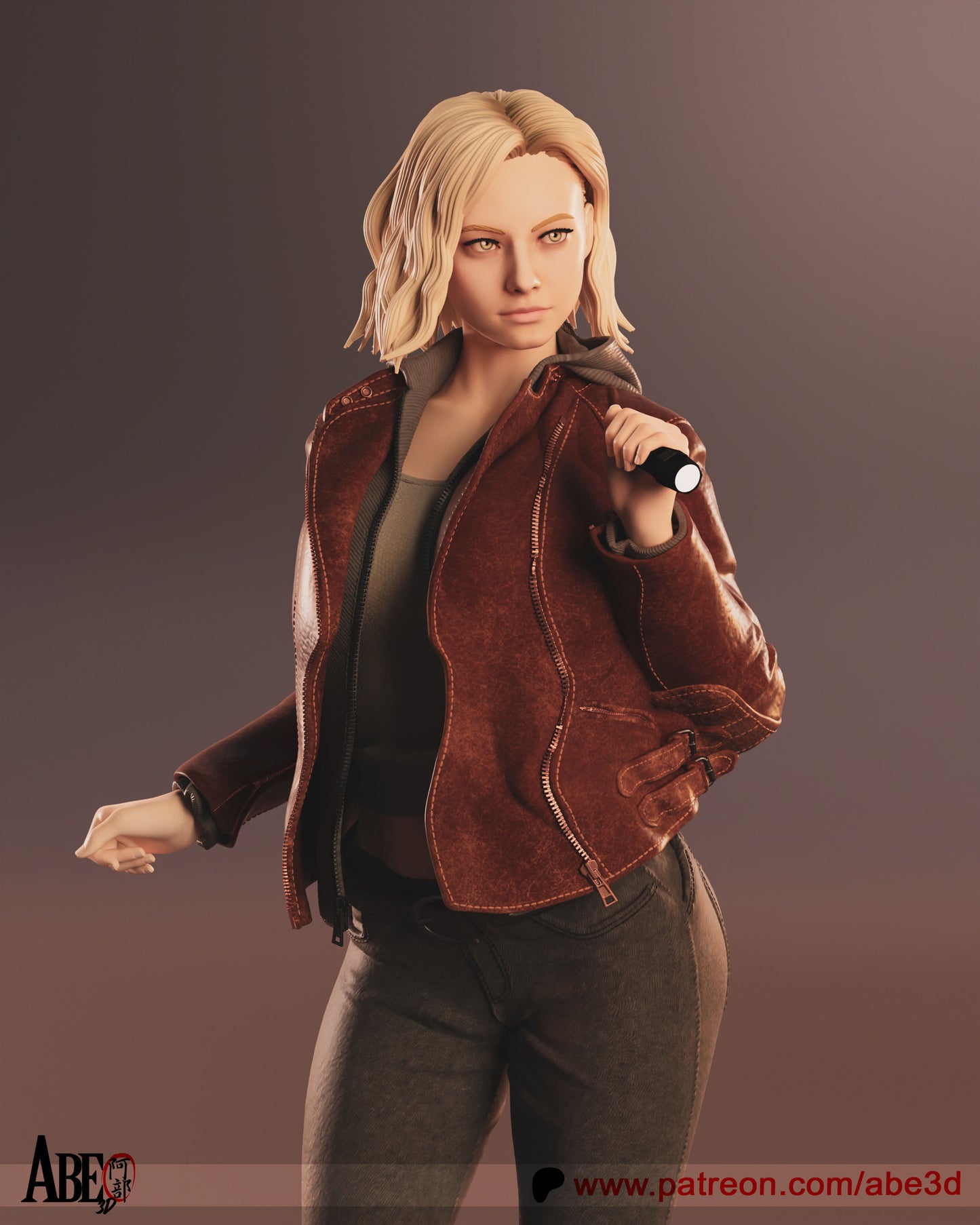 Grace (ARM AND TORSO VARIANTS INCLUDED) - Unassembled and Unpainted Garage Kit - Model Designed by Abe3D