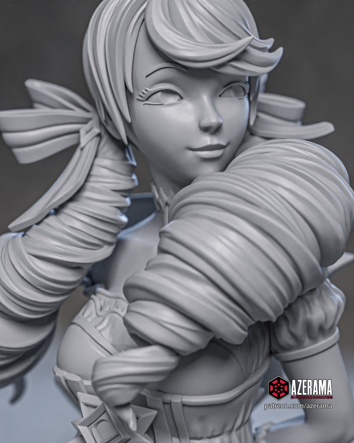 Gwen - Unassembled and Unpainted Garage Kit - Model Designed by Azerama