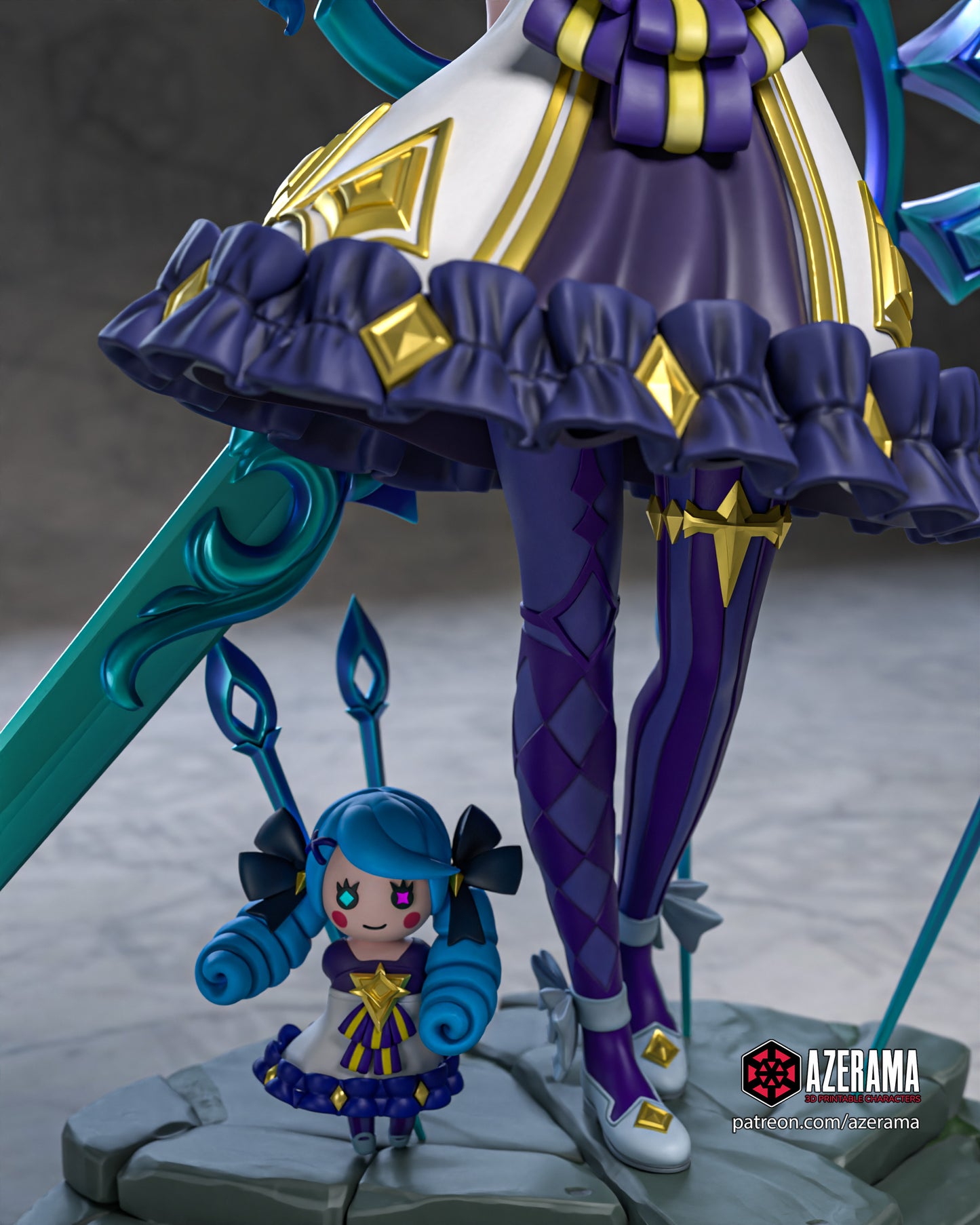 Gwen - Unassembled and Unpainted Garage Kit - Model Designed by Azerama