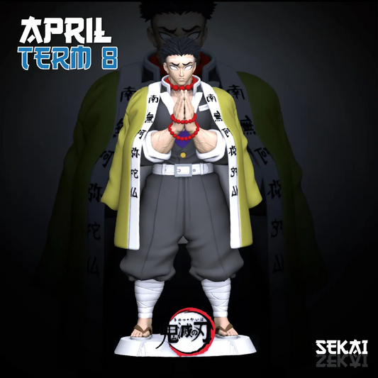 Gyomei - Unassembled and Unpainted Garage Kit - Model Designed by Sekai3D