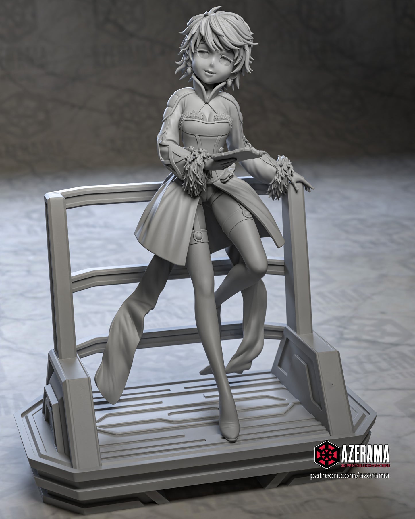 Harold (Tales of Destiny 2) - Unassembled and Unpainted Garage Kit - Model Designed by Azerama